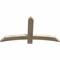 Ekena Millwork Bellingham Rough Sawn Timber Gable Bracket, Douglas Fir, 48"W x 26"H x 2"D x 4"F, 13/12 Pitch GBW048X26X0204BEL00RDF - alternate 4